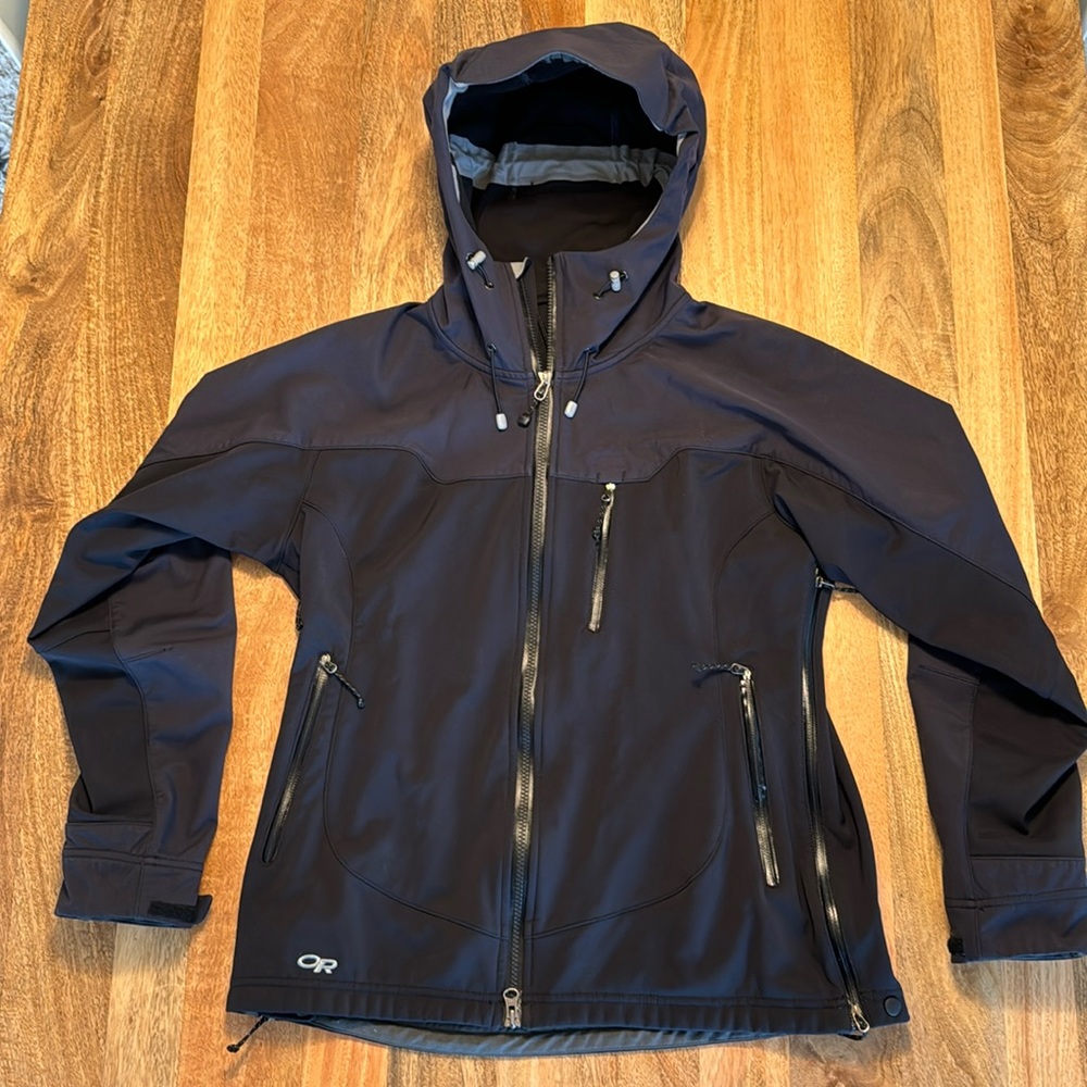 OR soft shell adventure coat very lightly used